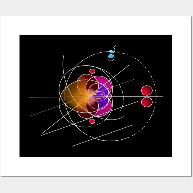 Particle Physics: Higgs Boson Wall Art by Blacklinesw9